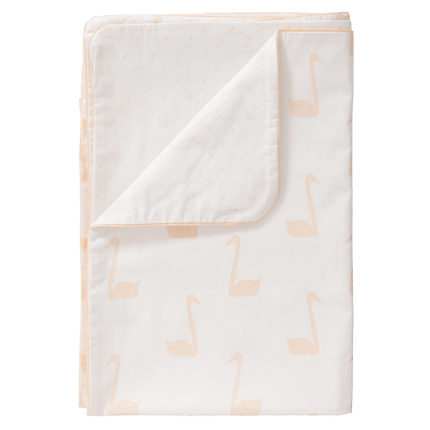 Fresk Dekbedovertrek Swan Pale Peach 140x200cm - Fresk - Babywinkel - 8719638233569