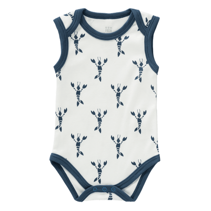 Fresk Romper Zonder Mouw Lobster Indigo Blue - Fresk - Babywinkel - 8719638235471