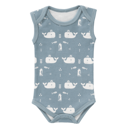 Fresk Romper Zonder Mouw Whale Blue Fog - Fresk - Babywinkel - 8718754239370