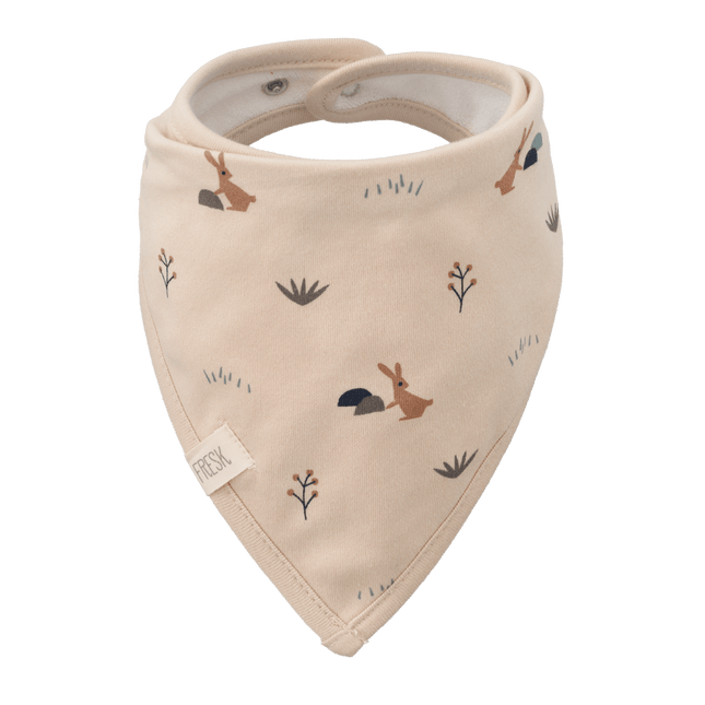 Fresk Slabbetje Rabbit Bandana Sandshell - Fresk - Babywinkel - 8720574693300