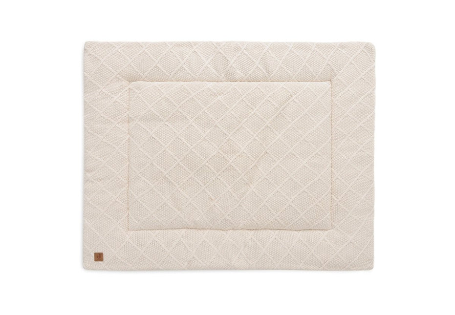 Jollein Boxkleed Check Knit Oatmeal 75 X 95 Cm - Jollein - Babywinkel - 8717329386785