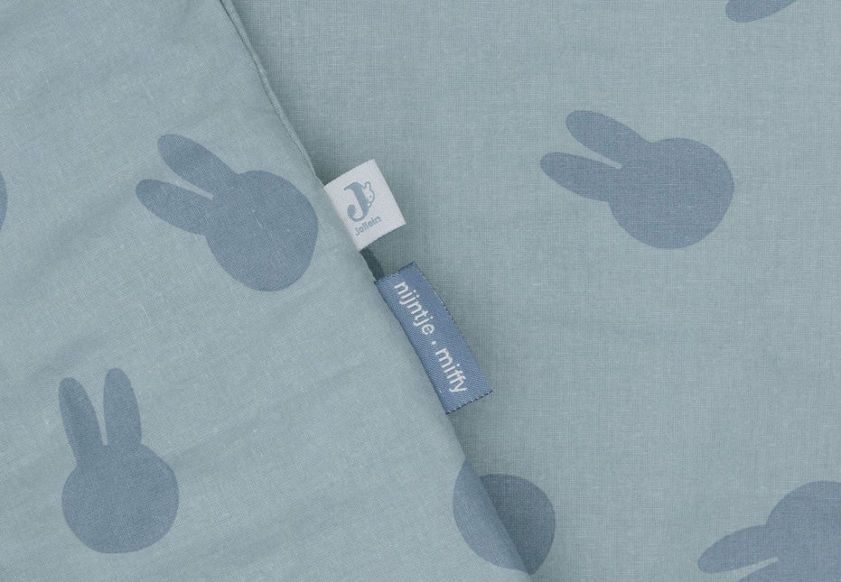 Jollein Dekbedovertrek Peuter Miffy Shadow Sea Green 100 X 140 Cm - Jollein - Babywinkel - 8717329387843