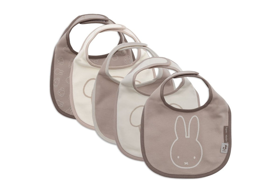 Jollein Slabbetje Waterproof Miffy And Friends 5St - Jollein - Babywinkel - 8717329387539