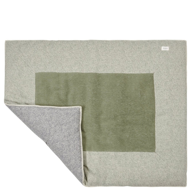 Koeka Boxkleed Vigo Shadow Green/Sparkle Grey 80x100cm - Koeka - Babywinkel - 8718276188873