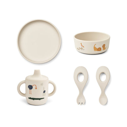 Liewood Kinderservies Set Ryle All Together/Sandy - Liewood - Babywinkel - 5715493242176