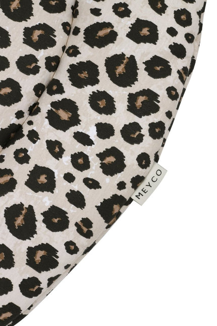 Meyco Boxkleed Rond Leopard Sand Melange - Meyco - Babywinkel - 4054703519181