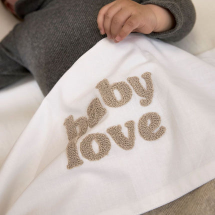 Meyco Ledikantlaken Baby Love Sand Melange 75X150cm - Meyco - Babywinkel - 4054703224320