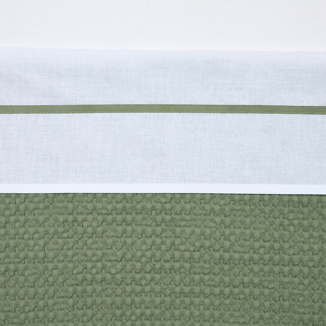 Meyco Ledikantlaken Bies Olive Green 100X150cm - Meyco - Babywinkel - 4054703646825