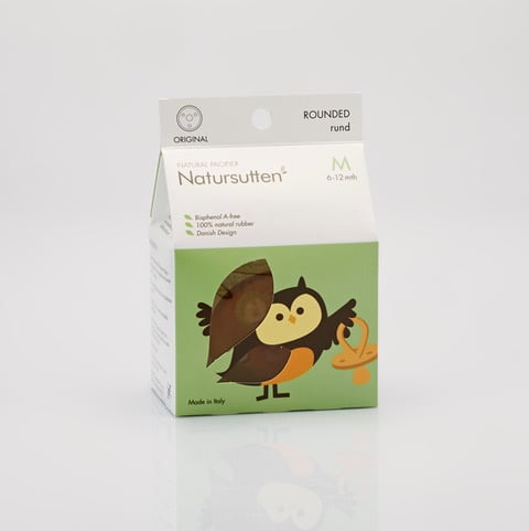 Natursutten Speen Rond Kers M - Natursutten - Babywinkel - 894654002813