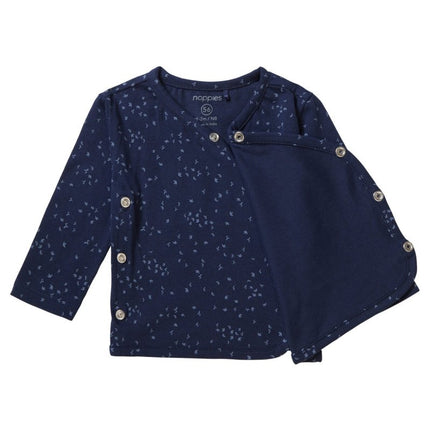 Noppies Overslag Shirt Baby Lange Mouwen Nantes Black Iris - Noppies - Babywinkel - 8719788882556