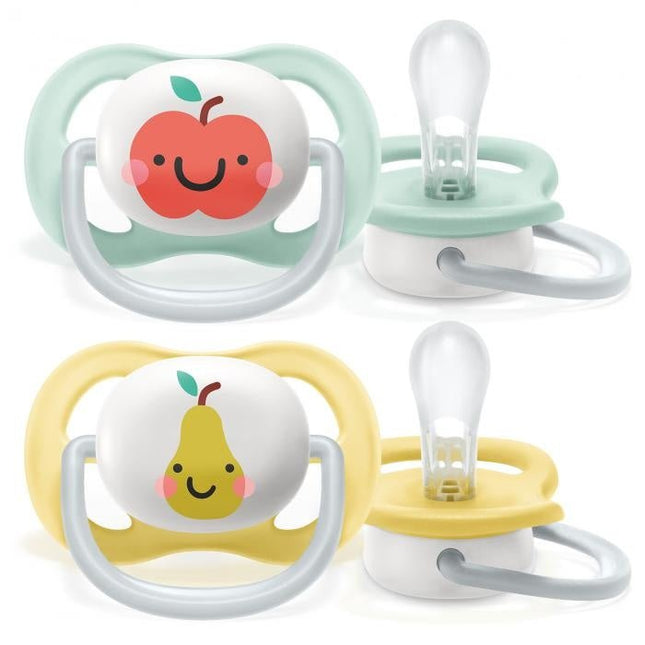 Philips Avent Fopspeen Appel Air +0 Mnd 2st - Philips Avent - Babywinkel - 8710103982364