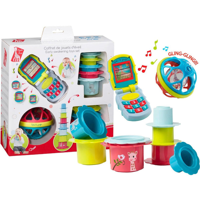 Sophie de Giraf Educatief Speelgoed Early Learning Toys Set - Sophie de Giraf - Babywinkel - 3056565163534