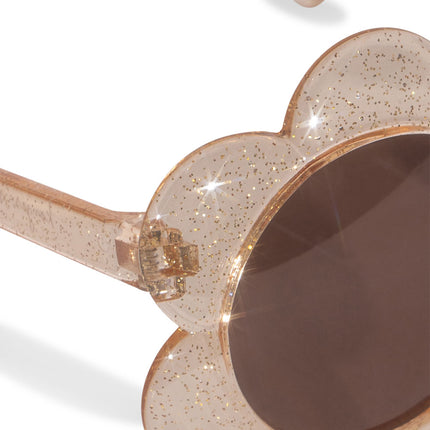 Konges Slojd Baby-Sonnenbrille, Blumen-Glitzernebel