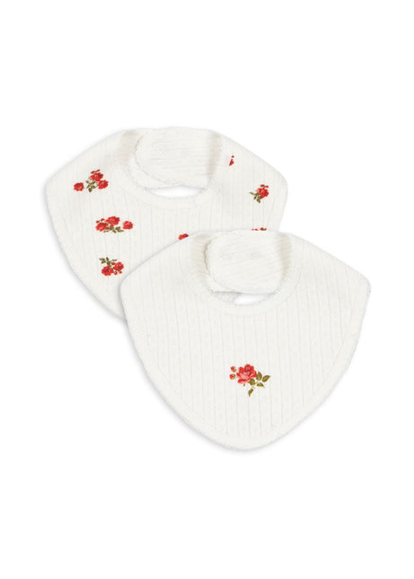 Konges Slojd Lätzchen Minnie Rose Red/ Snow White 2St