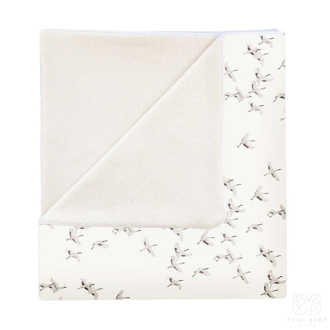 Yumi Baby Ledikantlaken Cranebirds 100x150cm - Yumi Baby - Babywinkel - 8720618161208